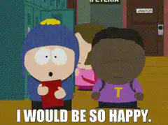 I would be so happy