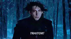 Adam Driver yelling traitor