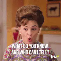 What do you know and who can I tell? I won't say a word.