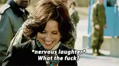 Ellen Page nervous laughter reaction