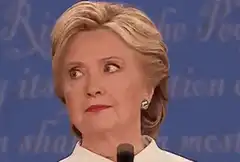 Hillary Clinton side eye