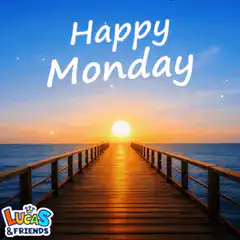 Happy Monday sunset pier