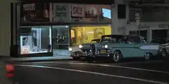 American Graffiti car scene night