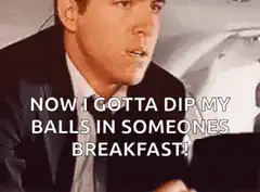 Ryan Reynolds facepalm breakfast meme