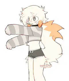 Anime character dancing