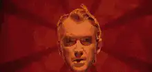 Malcolm McDowell face zoom