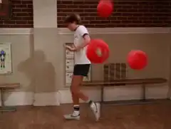 Dodgeball dodge scene