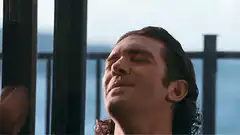 Javier Bardem kissing a hand