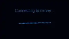 Connecting to server dots animation