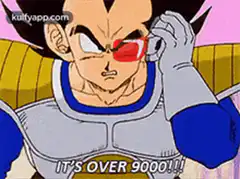 Vegeta breaks his scouter