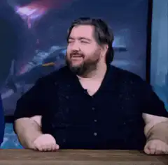 Geek and Sundry host laughing