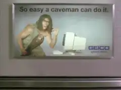 Caveman Geico ad comes to life