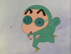 Crayon Shin-chan in ninja outfit
