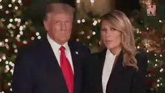 Donald and Melania Trump Christmas