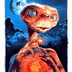 E.T. finger glowing animation