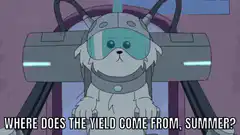 Where does the yield come from Summer