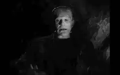 Frankenstein's Monster with laser eyes