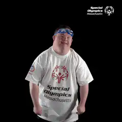 Special Olympics Massachusetts man dancing