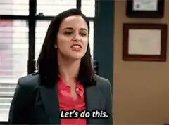 Pam Beesly says let's do this