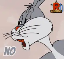 Bugs Bunny saying no
