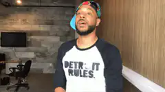 Man laughing hysterically