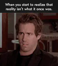 Ryan Reynolds confused realization