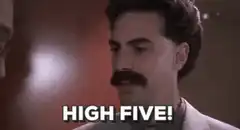 Borat High Five
