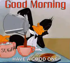 Daffy Duck Good Morning Coffee
