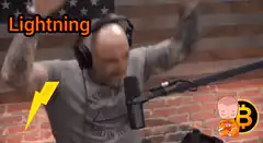 Lightning man shouting Lightning