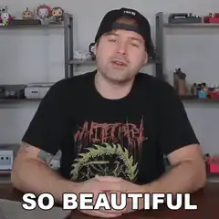 Man crying so beautiful and so majestic