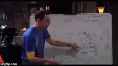 Sheldon explains physics to Penny