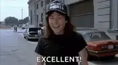 Wayne Campbell says excellent
