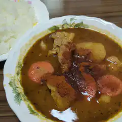 Japanese curry with rice