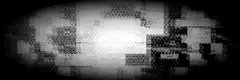 black and white pixelated static