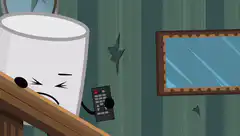 BFDI Marshmallow yelling at remote