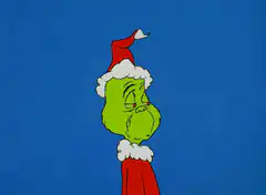 The Grinch looking smug