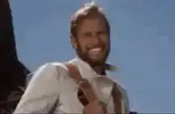 Man laughing hysterically