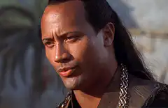 The Rock smirk smile
