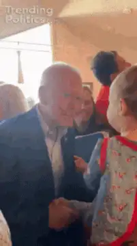 Joe Biden kisses baby