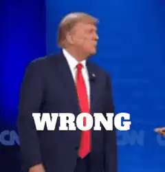 Donald Trump Wrong Reaction
