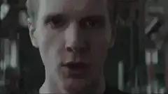 Quicksilver eyes glow and explode