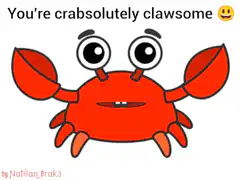 Crabsolutely Clawsome Crab