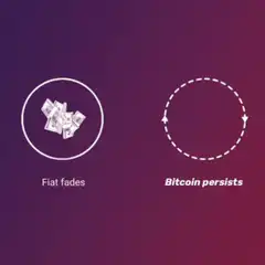 Fiat fades, Bitcoin persists