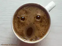 shocked coffee face