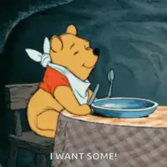 Winnie the Pooh I want some