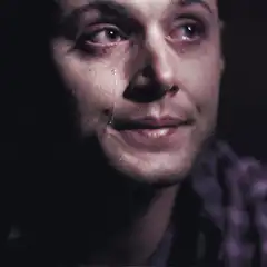Dean Winchester crying facepalm