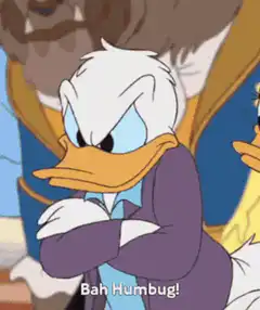 Scrooge McDuck Bah Humbug