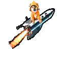 Shiba Inu in rocket suit