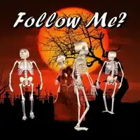 Skeletons dancing with zombie hand
