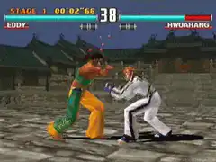 Eddy vs Hwoarang fighting